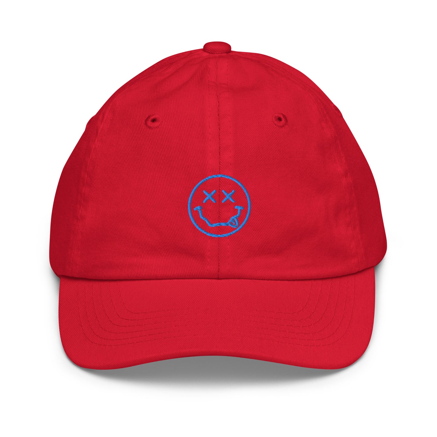 Dead smiley blue youth hat
