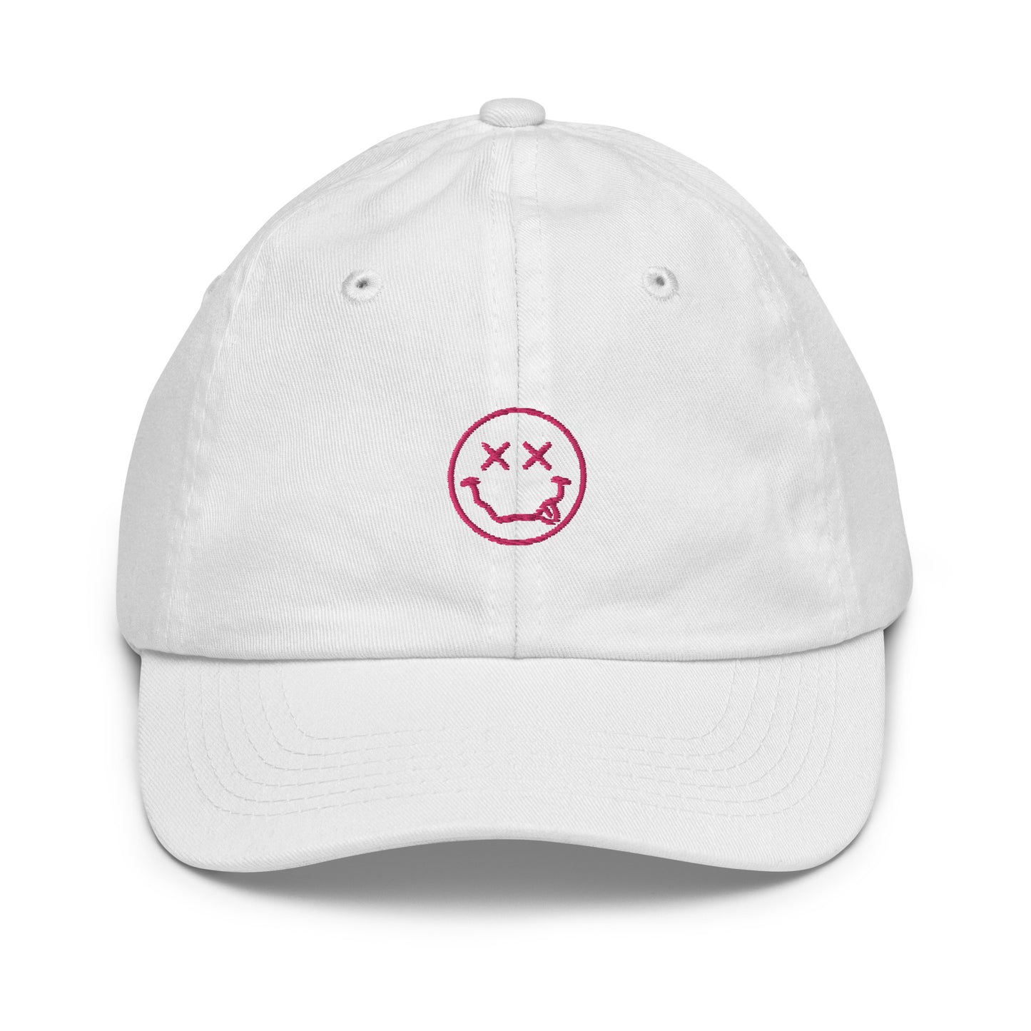 Dead smiley pink youth hat