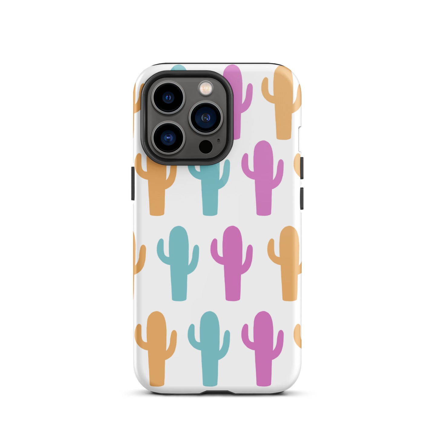 Multi Colored Cactus Tough Case